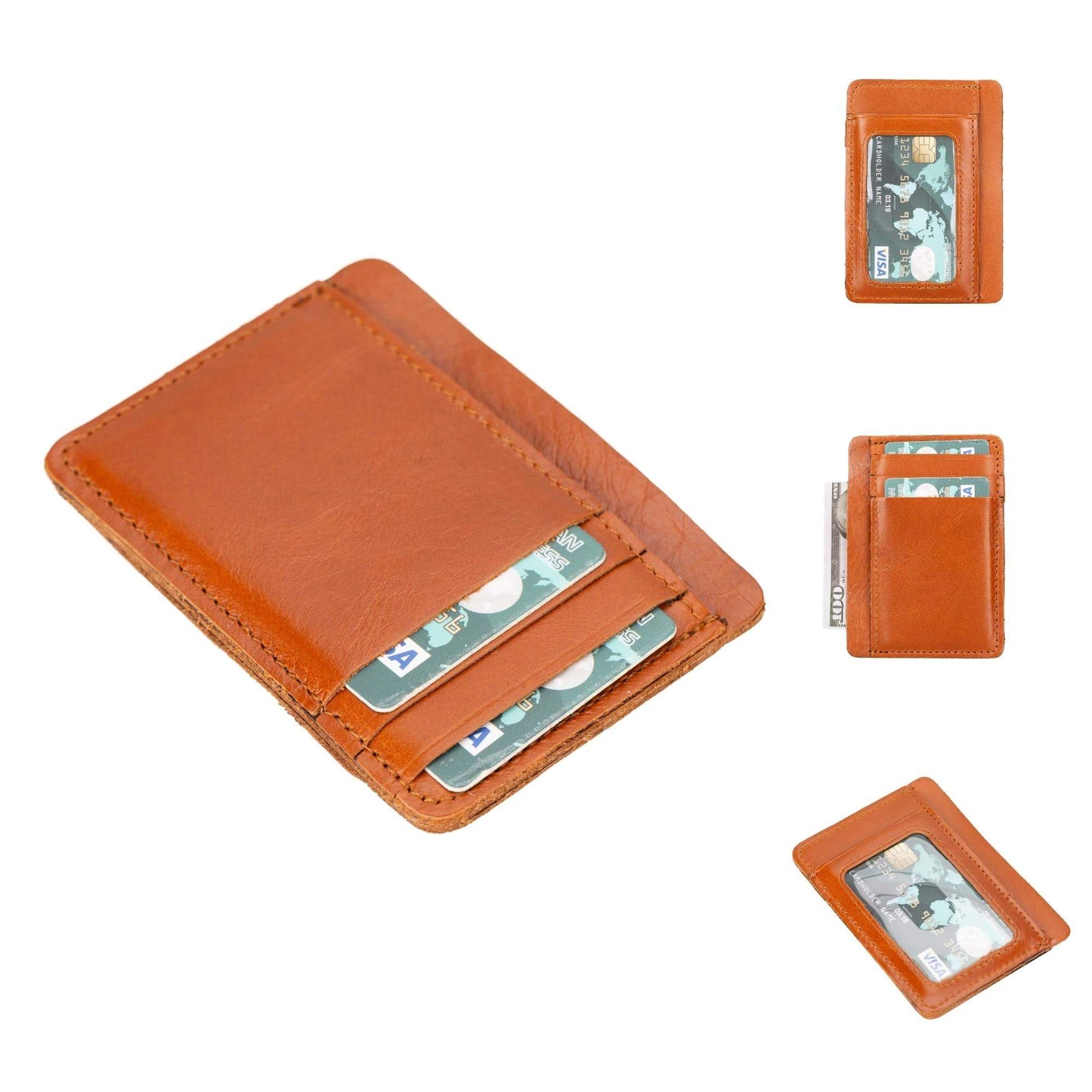 Cody Leather Card Holder and Wallet for Unisex